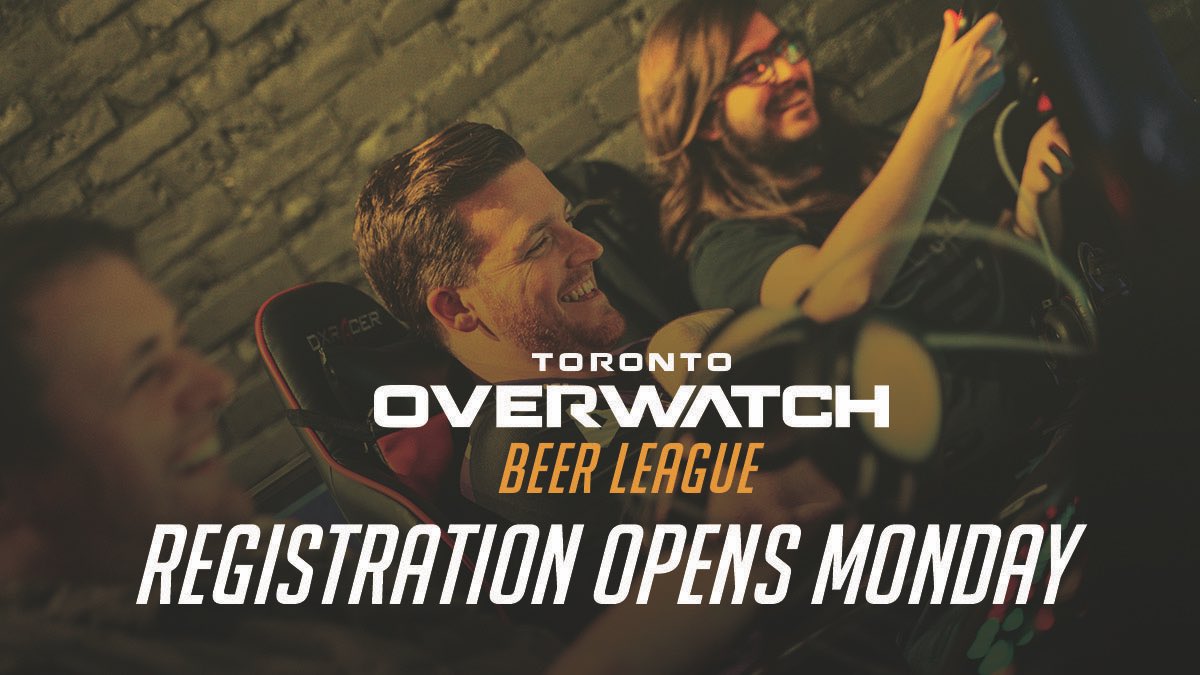 Overwatch_TO's tweet photo. Calling all Overwatch players in the Toronto area! The wait is finally over! The Toronto Overwatch Beer League Season 3 sign ups are beginning this Monday! ๐
#TOBL3 #TorontoOW #OverwatchToronto #OverwatchTO #TorontoAF #RiseTogether #BeerLeague #CompetitiveOverwatch #Overwatch https://t.co/bHS0hSkLAZ