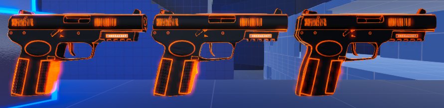 SpankUhMuffin's tweet image. New gun + magazine by @ShinjiGraphix.  Materials all set up + some post-processing bloom.  Time to get this working.
#30daydev #gamedev #indiedev #screenshotsaturday