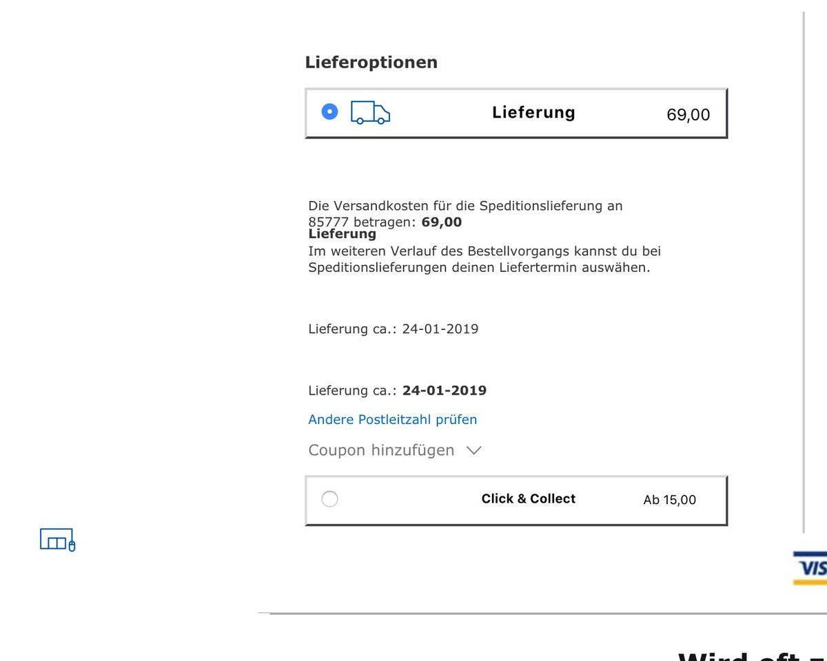 Michael__Reich's tweet photo. Wollte gerade bei https://t.co/HBkLzcFyj0 bestellen und hatte echt Probleme über Click &amp; Collect zu bestellen. Vielleicht sollten sich das die Entwickler mal ansehen @IKEA_Presse. Sonst haben wir bei @digitalwunderio nicht genüg Bürostühle :D https://t.co/83otBHa71X