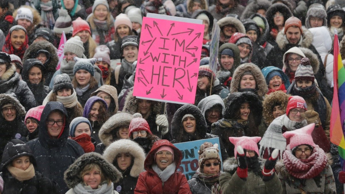 Women around the world march for social justice https://reut.rs/2FJ6Uq2