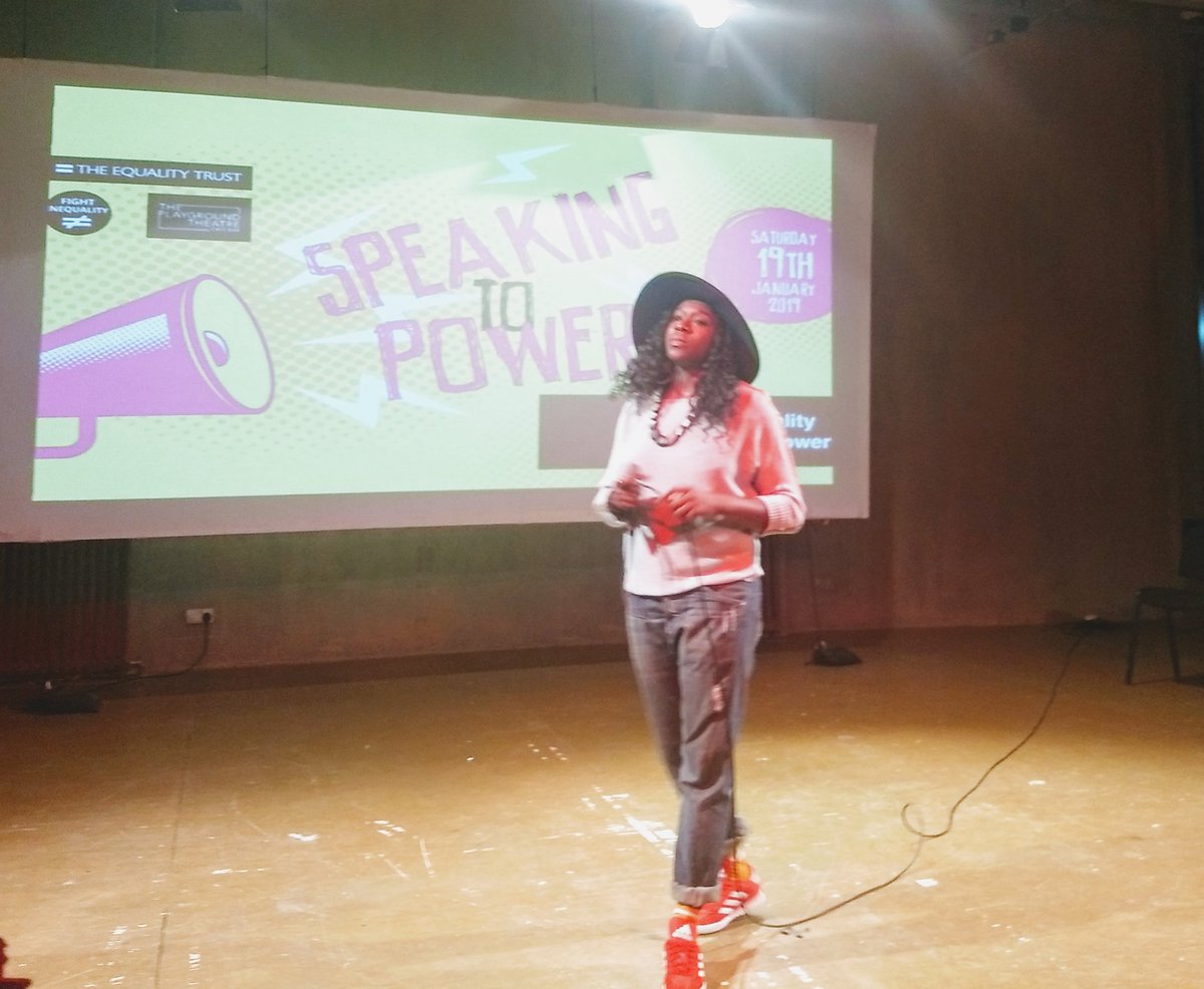 jowittams's tweet photo. The final act of an incredible day #speakingtopower @IsattaSheriff 🔥🔥🔥 @equalitytrust @FightInequalit1 @PlaygroundW10 https://t.co/vQtxSuxaBr