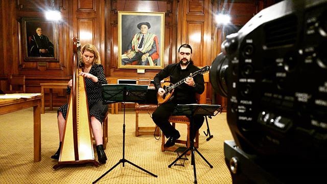 clearthefogcdf's tweet photo. Incredible experience filming traditional music from all corners of the world on traditional Welsh & Greek instruments today @VIAculture
..
..
..
..
..
..
#culture #music #cymru #wales #groeg #greece #fs7 #sony #cardiff #tradition #harp #bouzouki #telyn โฆ https://t.co/MZiHcntbKZ https://t.co/3dRqHarZVT