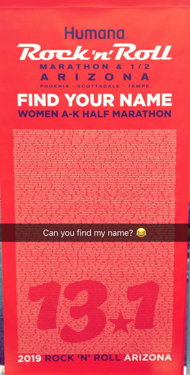 Marce_AZ's tweet photo. Picking up my #RacePacket. Can you find my name? 😂 #RnRAZ (@ Phoenix Convention Center in Phoenix, AZ) https://t.co/c3vUaI2kAf https://t.co/dJ9w18wmAQ