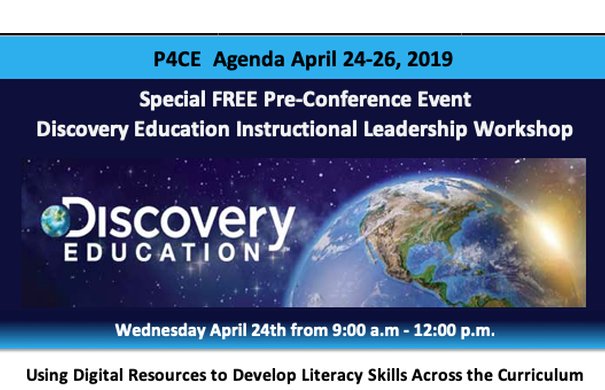 P4CECommunity's tweet photo. In #CapeMay on April 24th? Join @DiscoveryEd for a FREE 3-hour event: Using Digital Resources to Develop Literacy Skills Across the Curriculum. Practical strategies for integrating multimodal resources. https://t.co/OHVG78aaww #BRIDGES2019 #P4CE https://t.co/ZuJ5I1zuHp