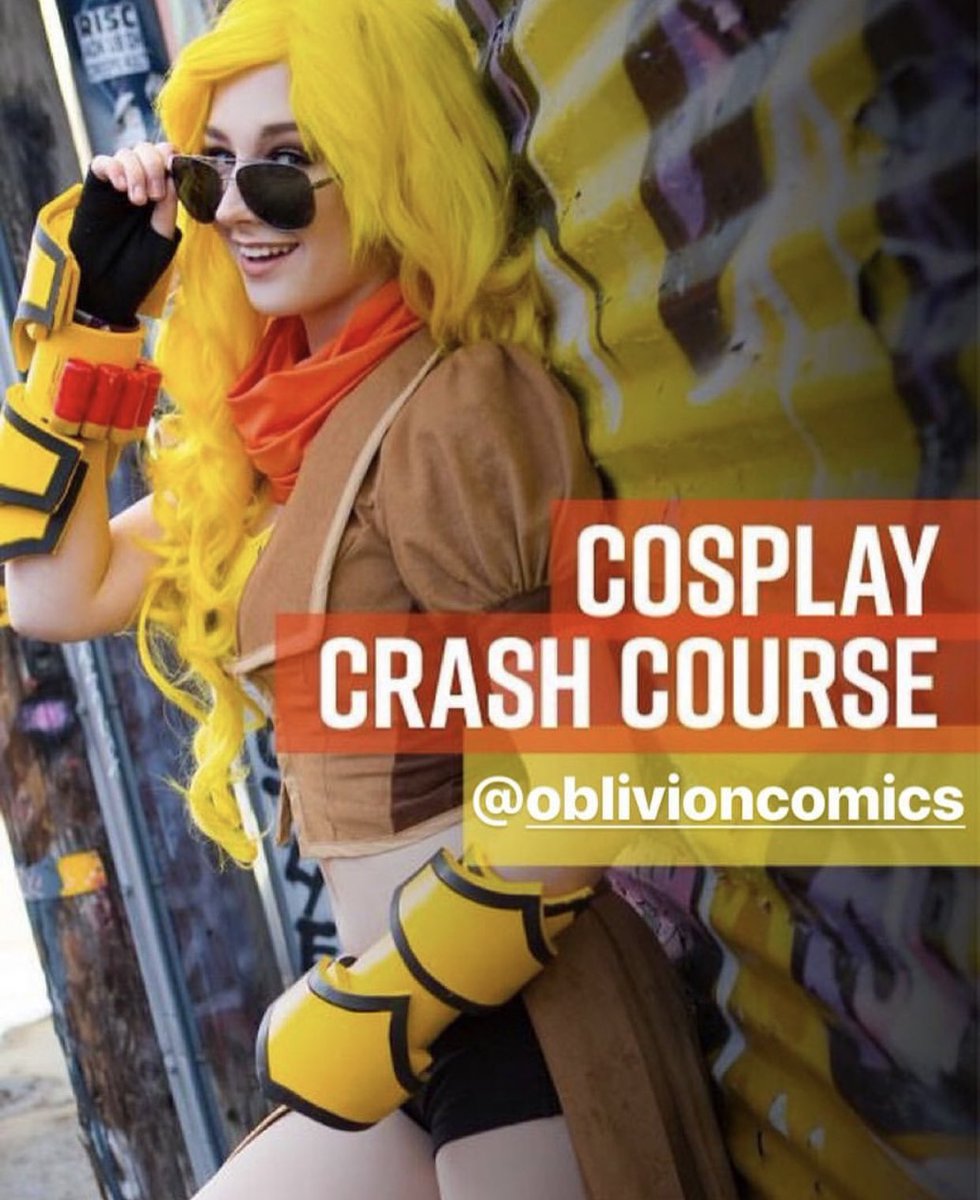 VideoGameBANG's tweet photo. Proud of our very own @EmmaSkies who will be at @OblivionComics hosting the #CosplayCrashCourse 

January 26th from 2-3pm! See you all next week! 👀 https://t.co/p9mBWt65iP