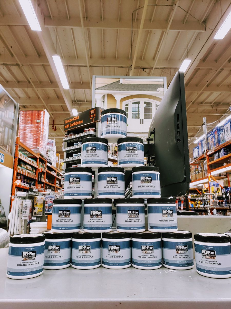 JadeHD6's tweet photo. My behr ultra samples are aesthetically pleasing to see. https://t.co/B1FMsRxYfp