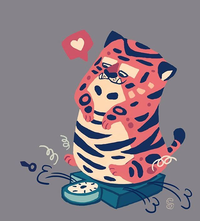 Sophiaeloisaart's tweet photo. Please, go to @davidadepasquale account and give some love to his chubby tiger friend Megatiger. #megatiger #chubby #davidadepasquale #tiger #cartoontiger #characterdesign #plussizePlease, go to @davidadepasquale account and give some love to his chubby tiger friend Megatigeโฆ https://t.co/ivvhHwOBfD