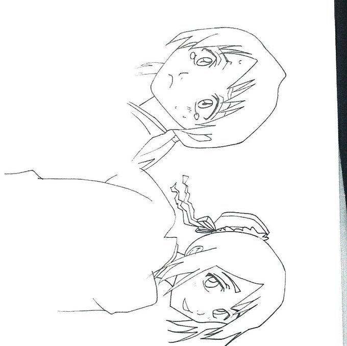 BLEACHの模写練習中～～～ 