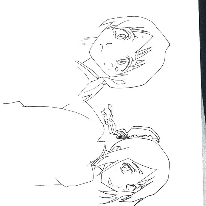 BLEACHの模写練習中～～～ 