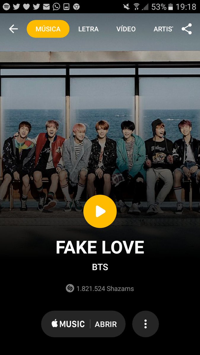 PYprojeto's tweet image. Armys, vocês sabiam que assim que Fake Love chegar aos dois milhões de Shazam eles serão os primeiros artistas coreanos a conseguir esse feito? Então vamos nos esforçar!

#BraJin 🌙
#PYPROJECT 
@BTS_twt

- Dessa 🌸