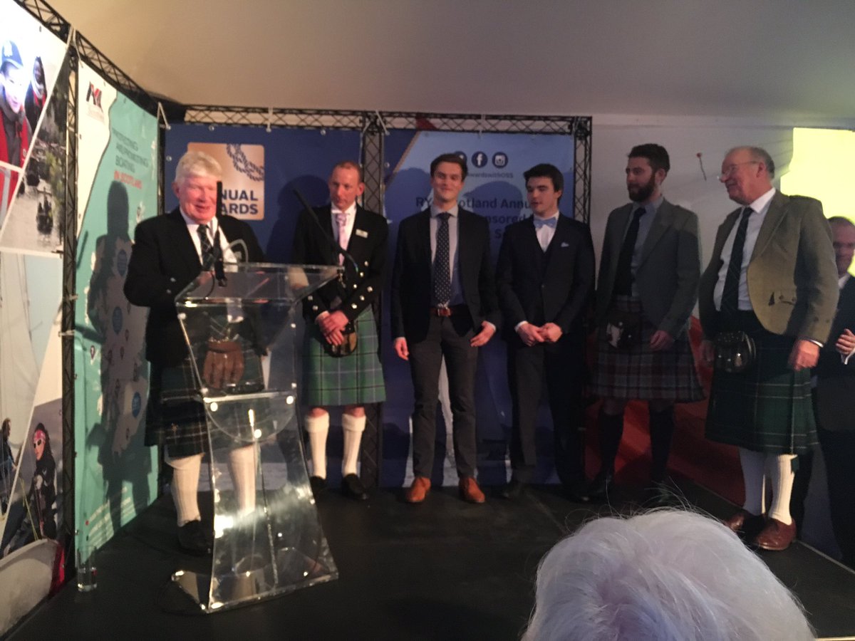 RYAScotland's tweet photo. RYAS Performance of the Year goes to Jock Wishart and the Celtic Commodores Cup Team! #RYASAwardsOSS #IRC #CommodoresCup2018 https://t.co/bPOFqZRZqt