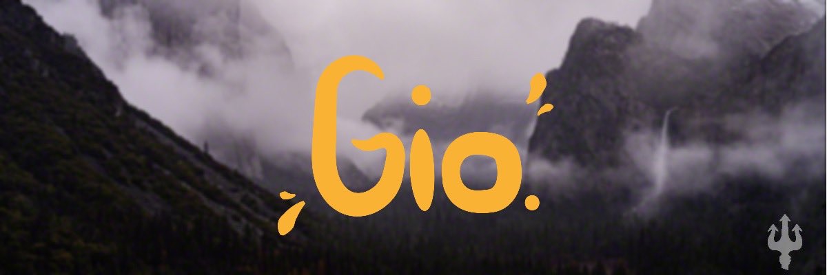 “Gio” simple signature.
Rt and like are appreciated.
Opinion?