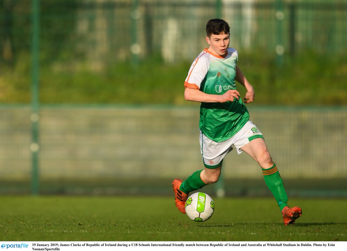 faischools's tweet photo. 📸 | CONGRATS James CLARKE #BoyneCS on your performance for the Republic of Ireland Schools 🇮🇪 🆚 Australia Schools 🇦🇺 this afternoon in Home Farm FC | A fantastic 3⃣-0⃣ win for the Irish scholars to kick start their campaign 👏 https://t.co/JDLhJoaEPT