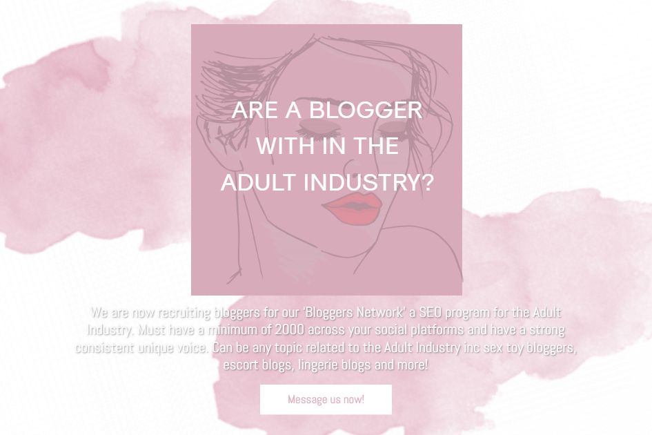 AdultDigitalPub's tweet photo. Calling all bloggers! #BloggersNetwork #AdultSEO #AdultBloggers #SexyBloggers #Bloggers #BloggersWanted https://t.co/uGwVwFzR0F