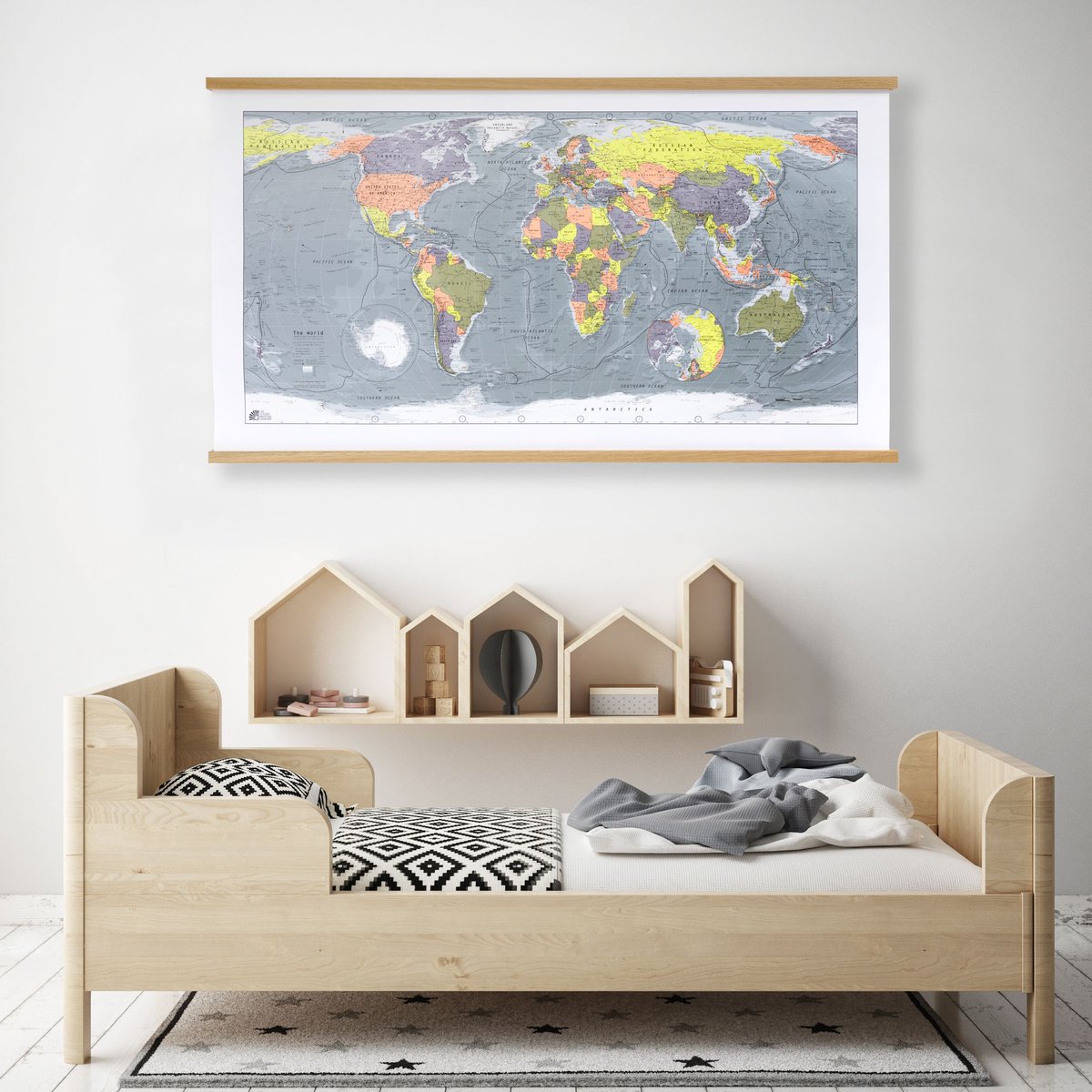 Futuremaps's tweet image. Make your home a beautiful place to learn.

Our Classic World Map is a contemporary tribute to the familiar schoolroom map and is perfect for map-lovers of all ages.

#maps #mapgift #worldmap #classicworldmap #worldwallmap #mapsathome

👉 buff.ly/2M4rH8H