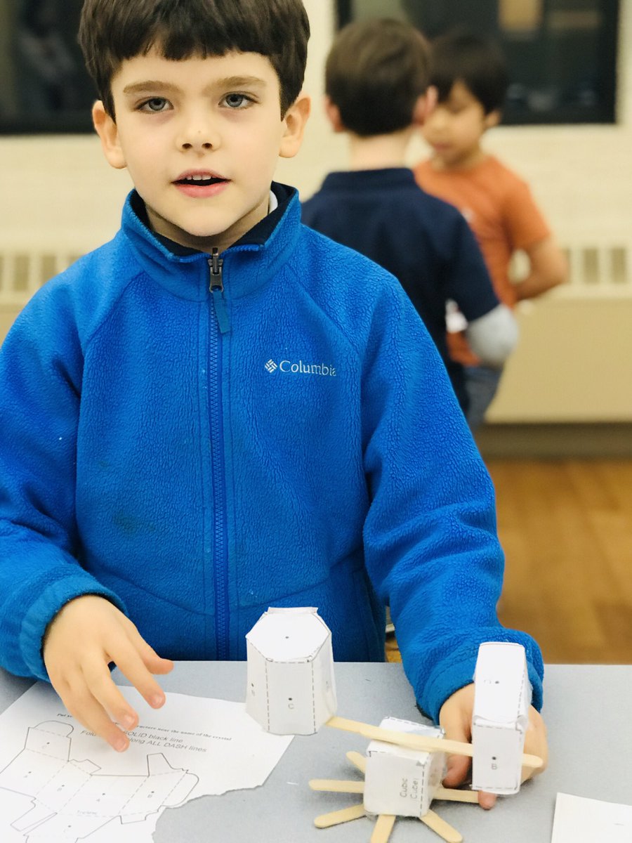 experentiadocet's tweet image. My K-2 Architectural Engineers used paper folding techniques and created 3D geometric shapes to Engineer their own structures. Also, some of our creative engineers used pattern blocks to form new shapes! #Engineering4All #Mathematics