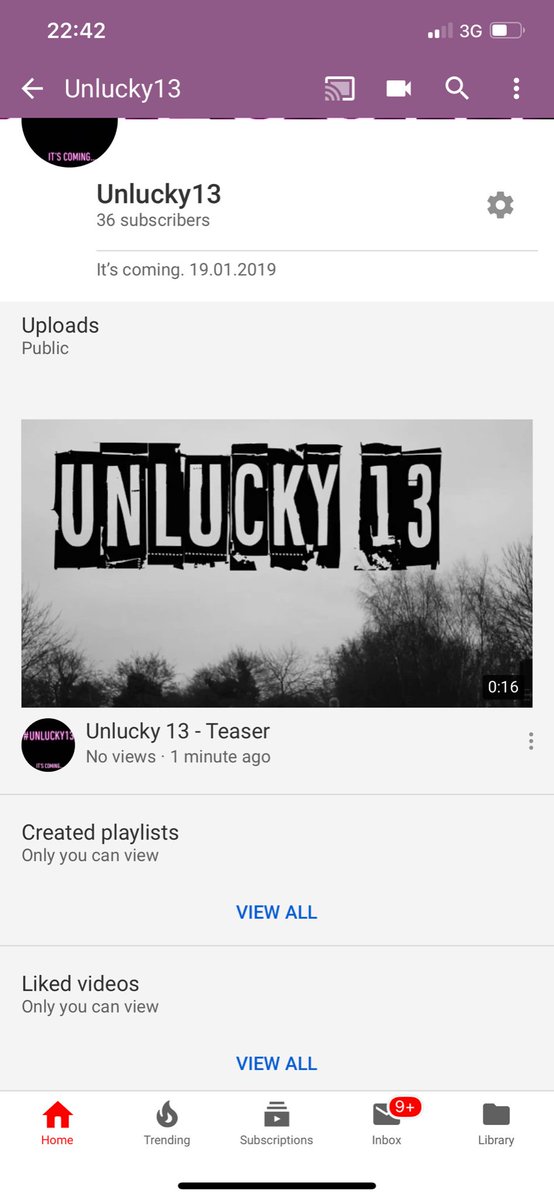 Unlucky13Team's tweet photo. The teaser has dropped! Exciting times ahead, so much content coming your way. #Unlucky13 #YouTube #youtubechannel #trailer #teaser https://t.co/PAPq3RKGZ2