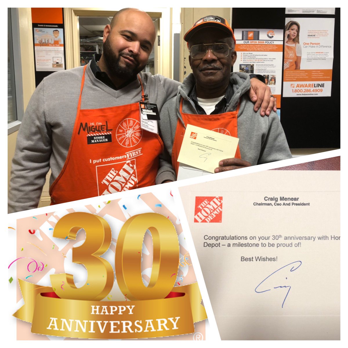 Congratulations to Annex on your 30th anniversary with Home Depot
#BleedingOrange