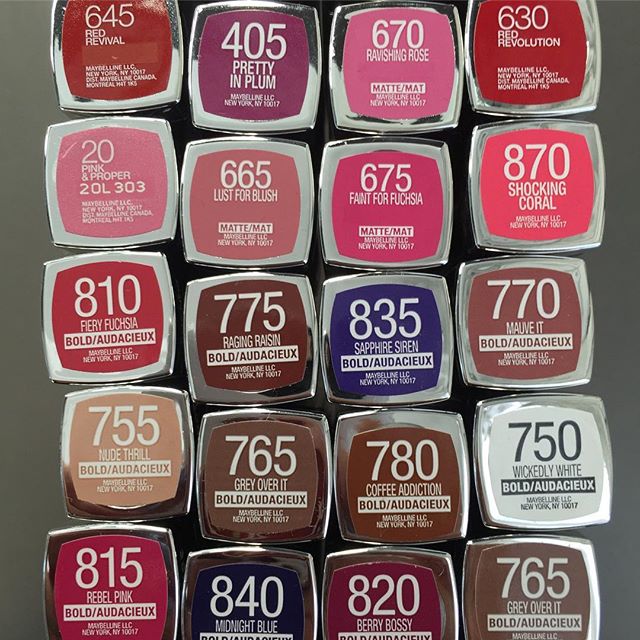 Maybelline's tweet photo. Which #colorsensational lipstick fits your vibe today? Let us know! ⬇️ https://t.co/C2AjF8lyxg https://t.co/c37VFYMJPN
