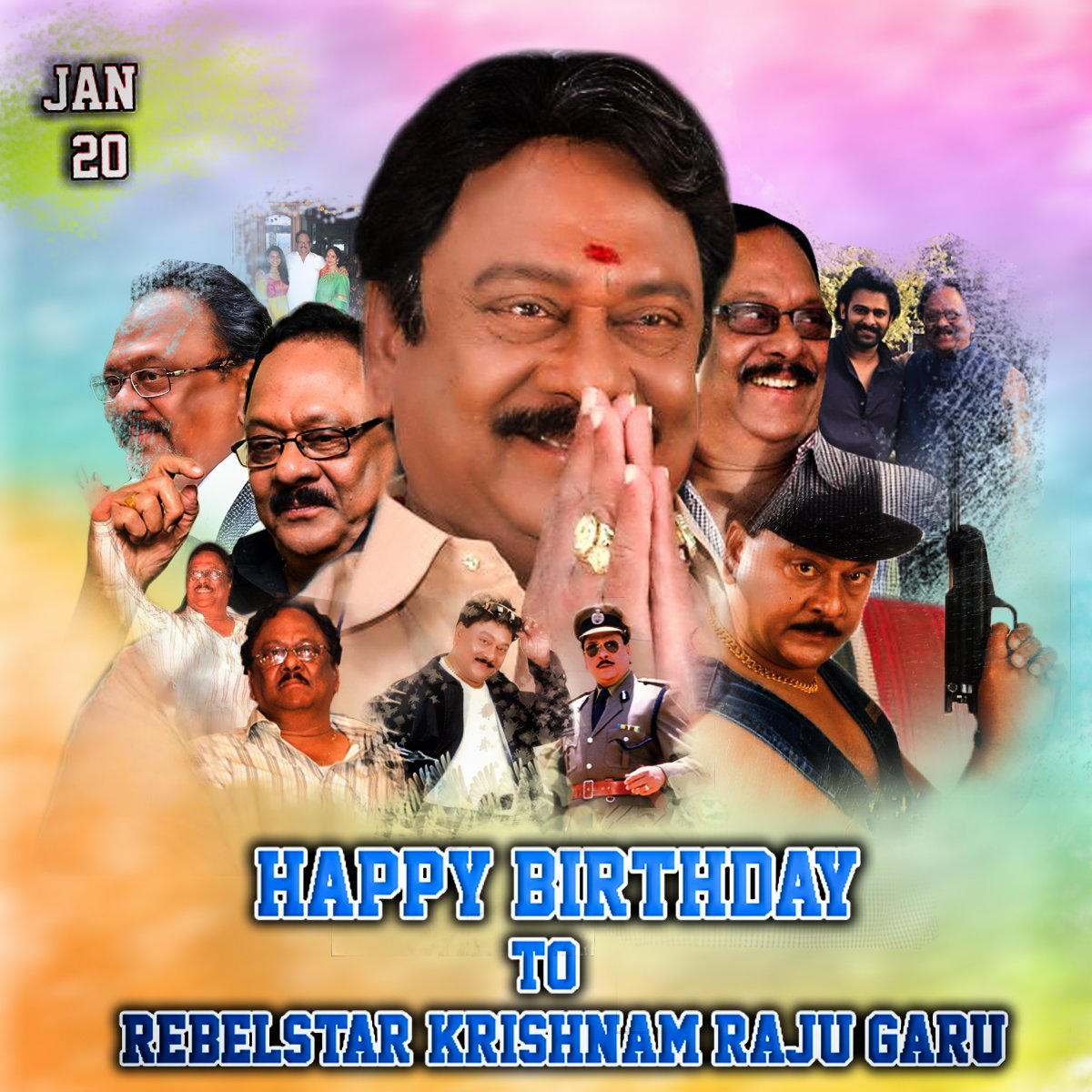 Happy Birthday Rebel Star krishnam raju garu 