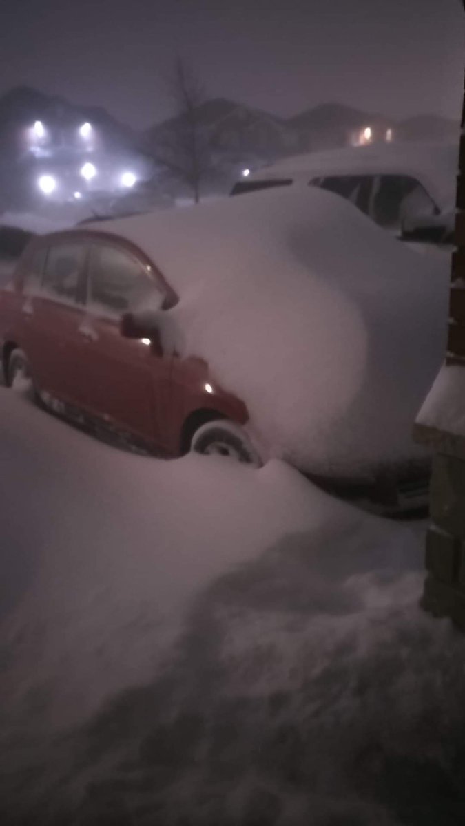 evasiveshadow's tweet image. All this snow is burying my car! 🤪 #CanadianProblems