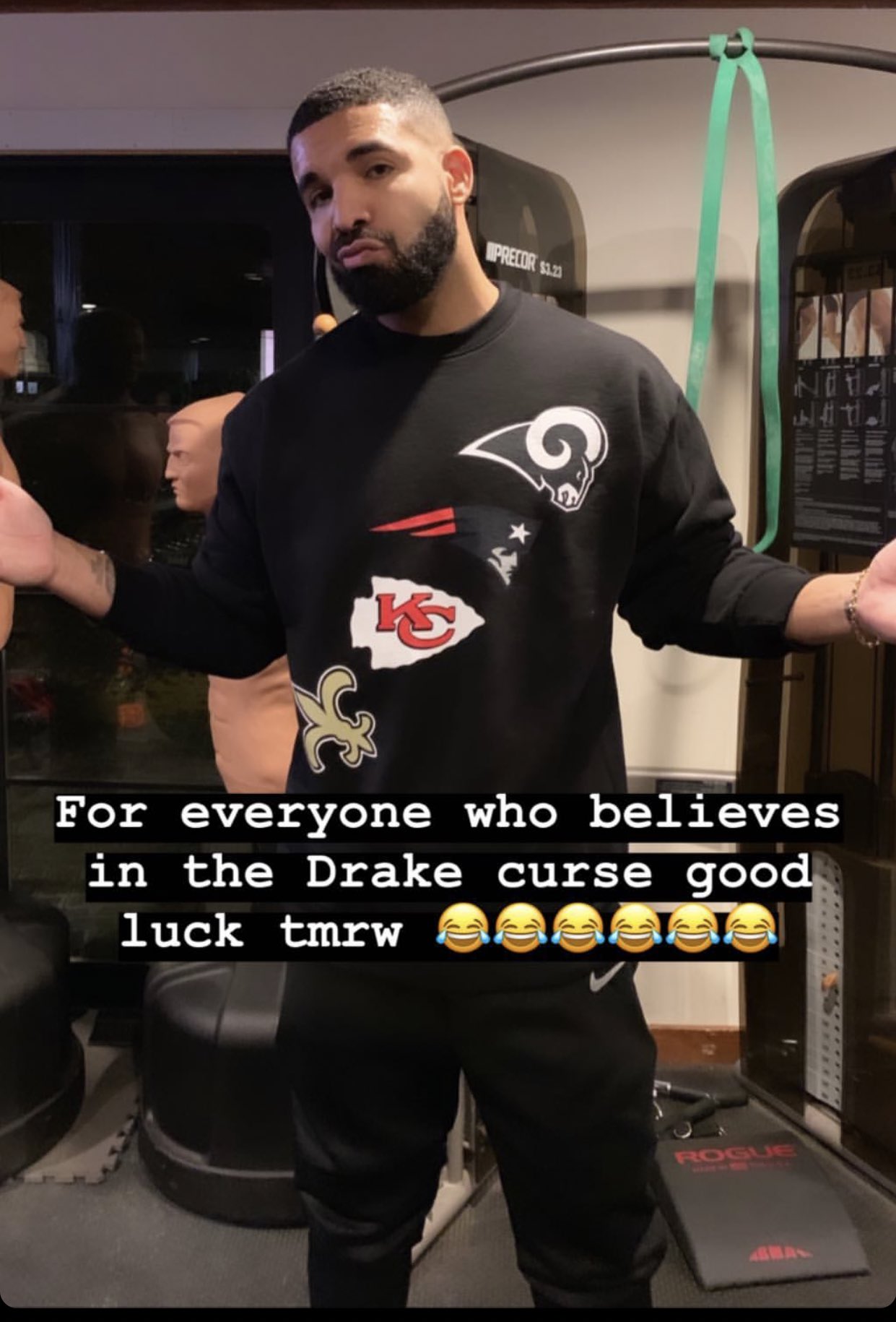 Drizzy Puts Curse on All Conference Finalists Kanye to The