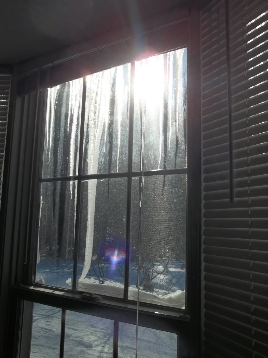 Neildesmondvt's tweet photo. Sunlight on icicles. Winter's grip on display in Vermont. #Vermont #NeilDDesmond #VermontAuthor #AngelsofStockholm #WhattoRead #MustRead #Paperbacks #Storytelling #Books #Bookworm #Creativity #Neilisms #Photography #Mystery https://t.co/juEs9ccJ5x