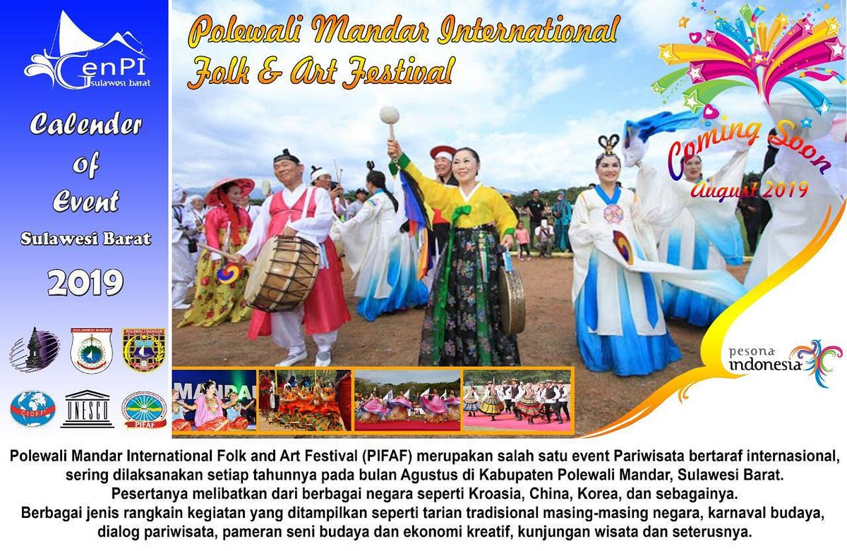 MWarnalyn's tweet photo. 100 CALENDER OF EVENTS WONDERFUL 2019
.
Sumber foto :  @kominfo_polman
Editing : @ichal_djharre
.
#WonderfulIndonesia #PesonaIndonesia #Genwi #Genpisulbar #Disparsulbar #100CoEwonderful2019 #10CoEpilihannetizen #CoE2019propinsi #genpi #CalendarOfEvents2019 https://t.co/ItjIBlbYMt
