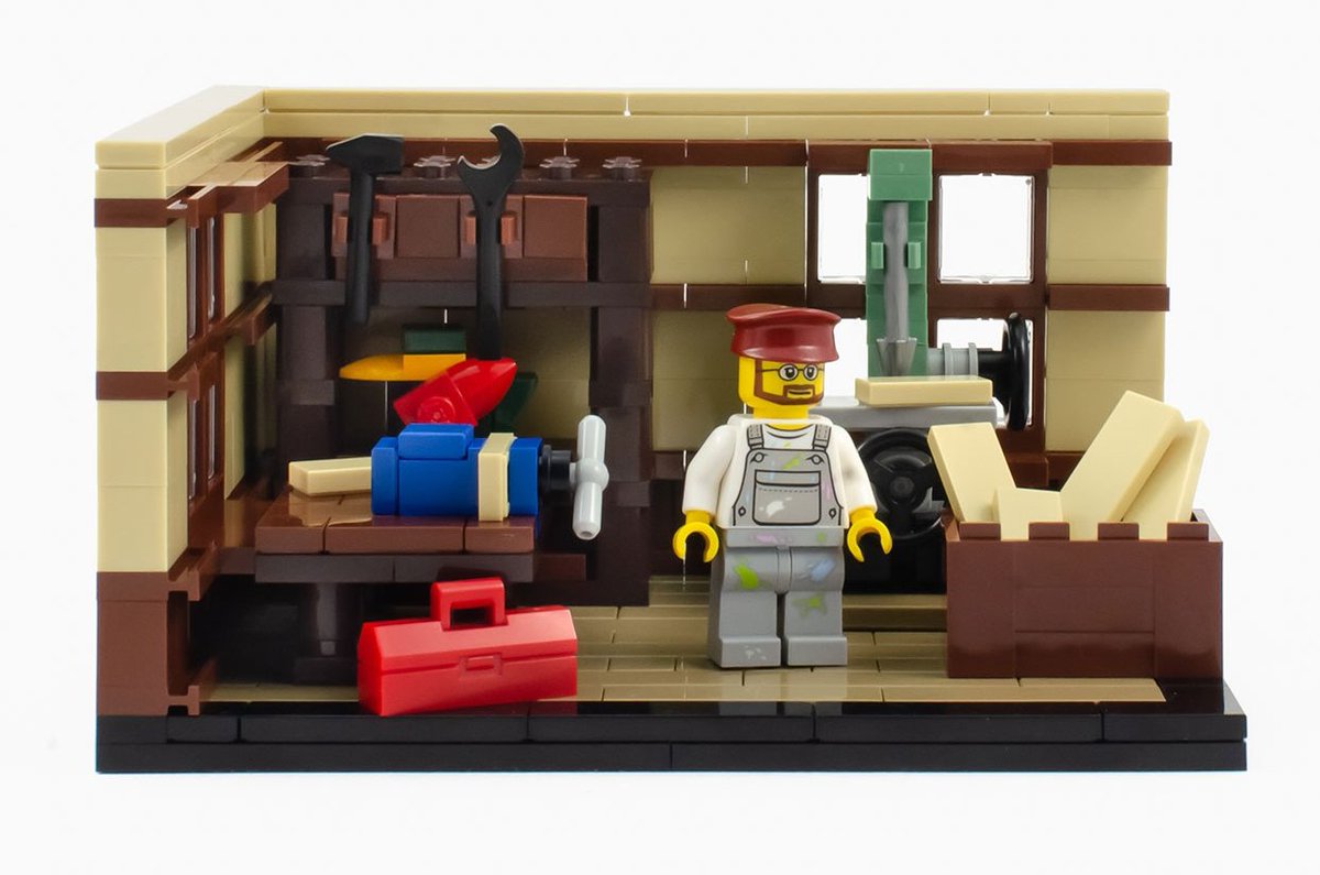 BrickLink's tweet image. Celebrate 60 years of the LEGO brick by revisiting how it all started! 
Here&apos;s a closer look at the four vignettes that make up &quot;The LEGO® Story&quot; by @brickjonas_hu, another AFOL Designer Program finalist. bit.ly/2R2n4wu #AFOLDesignerProgram #BrickLink #LEGO #AFOL