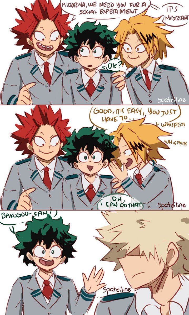 Kirishima and Kaminari's Social Experiment lol #MyHeroAcademia #BokuNoHeroAcademia 