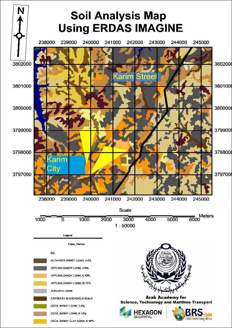 BRS_Labs's tweet photo. MAP PRODUCTION USING ERDAS IMAGINE: Check samples of our undergraduate students' projects in map production made by students of Computer Science Faculty @AASTMTeg. For more info about our online courses &amp;certificates check https://t.co/2QyYT2tHU1 
#hexgeospatialedu
@HexGeospatial https://t.co/sFactPLjI2