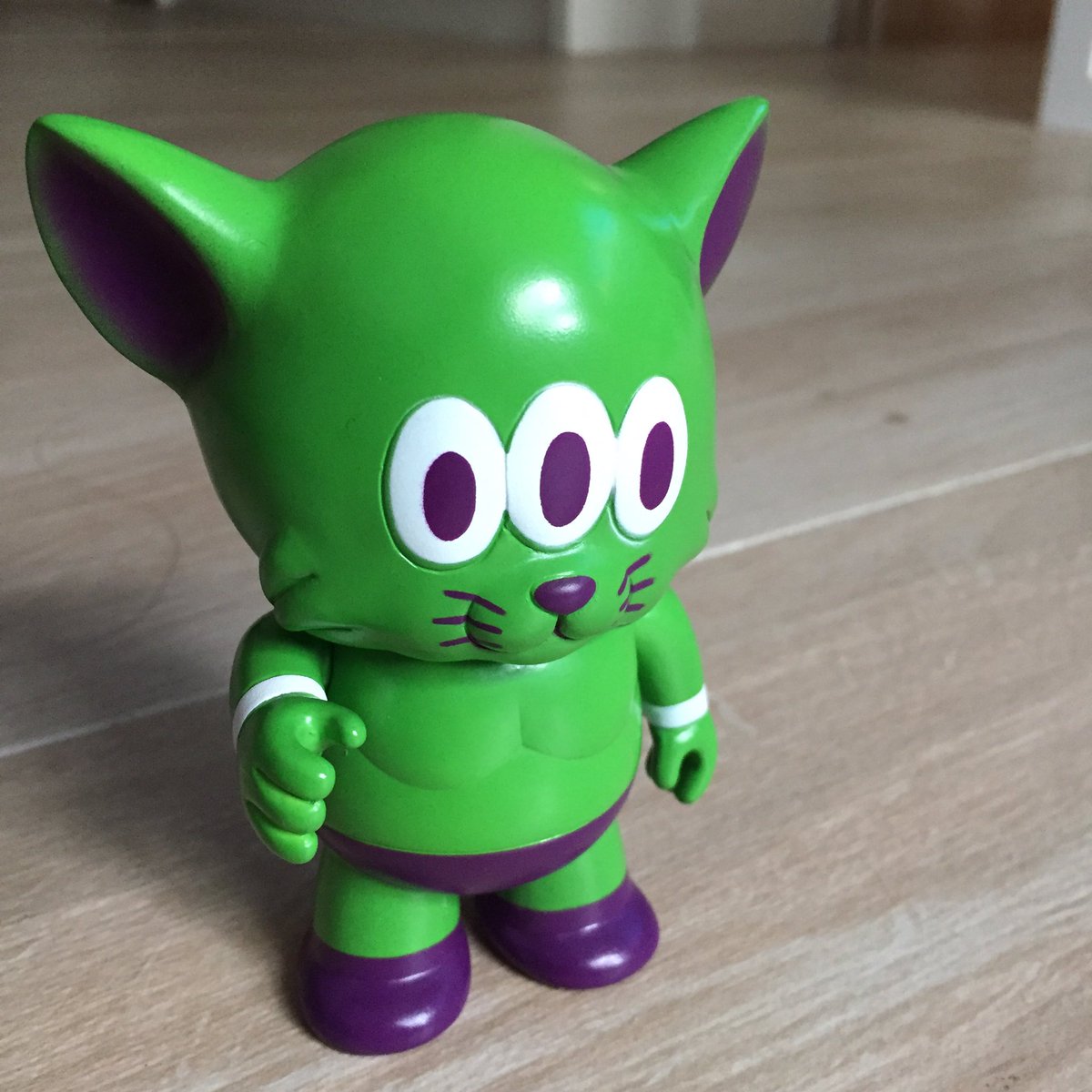 MattcrossF's tweet photo. My first wrestler calmcat 
はじめまして
 #oneup #sofvi #softvinyl #wrestlerart #calmcat #ajtokyo #artjunkietokyo #ttf #svwa https://t.co/ykHUT1Ota0