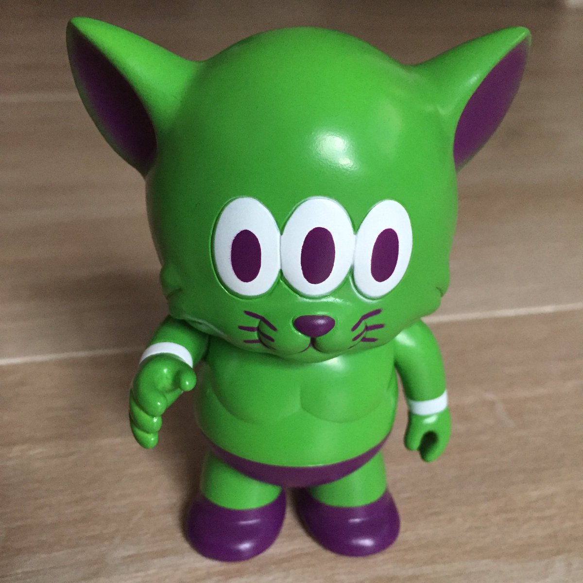 MattcrossF's tweet photo. My first wrestler calmcat 
はじめまして
 #oneup #sofvi #softvinyl #wrestlerart #calmcat #ajtokyo #artjunkietokyo #ttf #svwa https://t.co/ykHUT1Ota0
