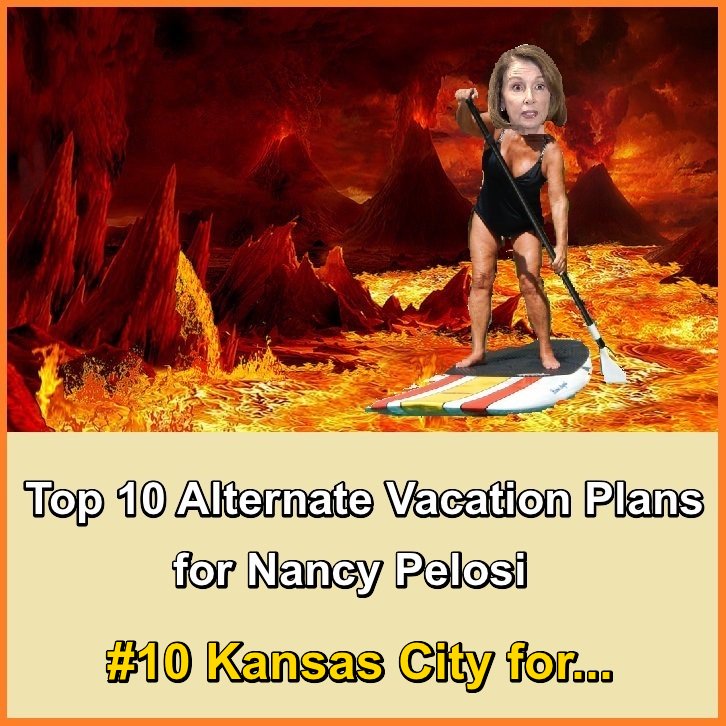 Top10ListHumor's tweet image. Top 10 Alternate Vacation Plans for Nancy Pelosi

Continued at: toptenlisthumor.com/top-10-alterna…