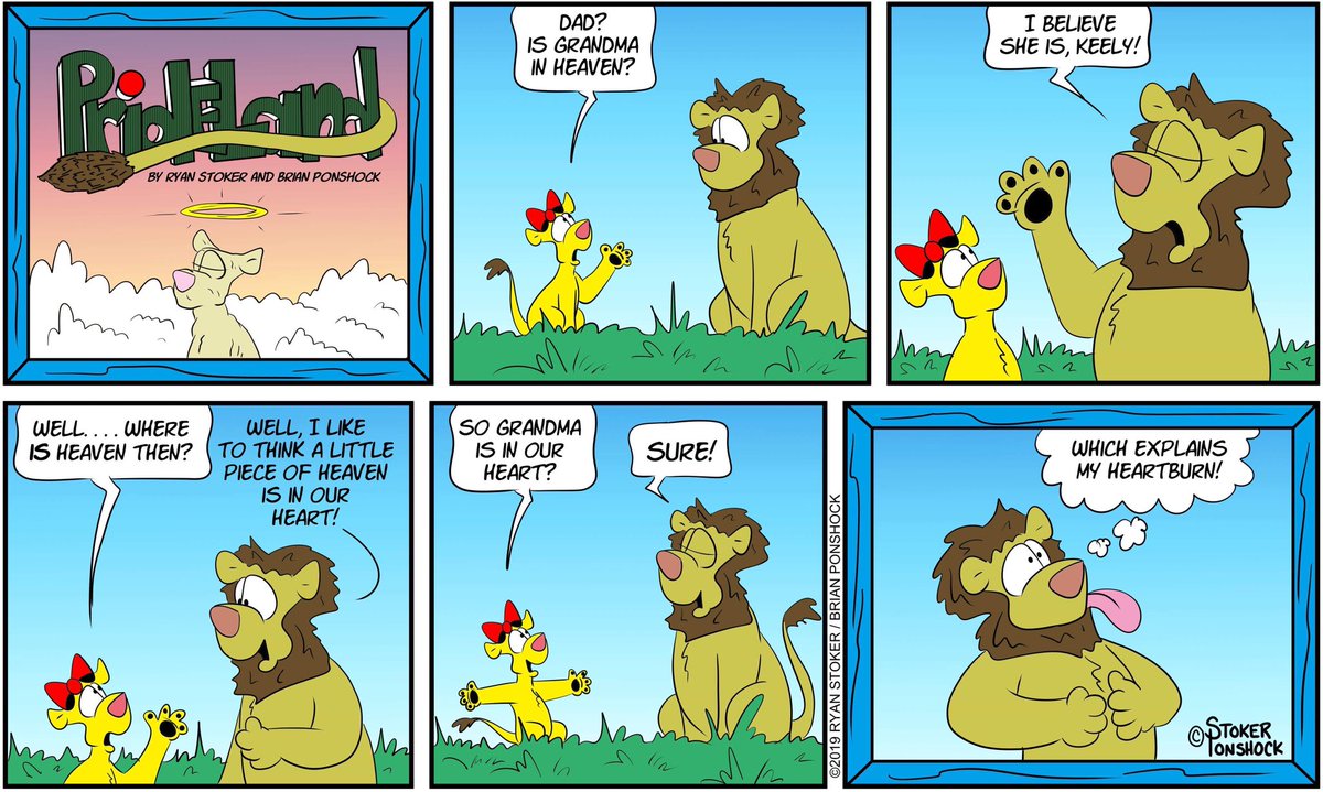 stokerponshock's tweet photo. #Prideland #heaven #death #heart #menory #Keely #Rodger #lion #lions #webcomic #cartoon #comics #comic https://t.co/dEqQgU8ns1