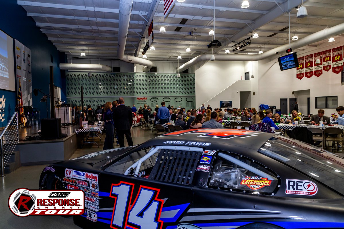 GlenSPhoto's tweet photo. 2018 @CARSTour Super Late Model Champion @JaredFryar14 's ride front and center at tonight's Banquet https://t.co/MnIxaICtY5