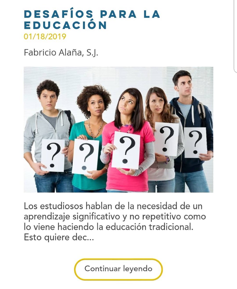 Unidad Educativa Javier tweet media