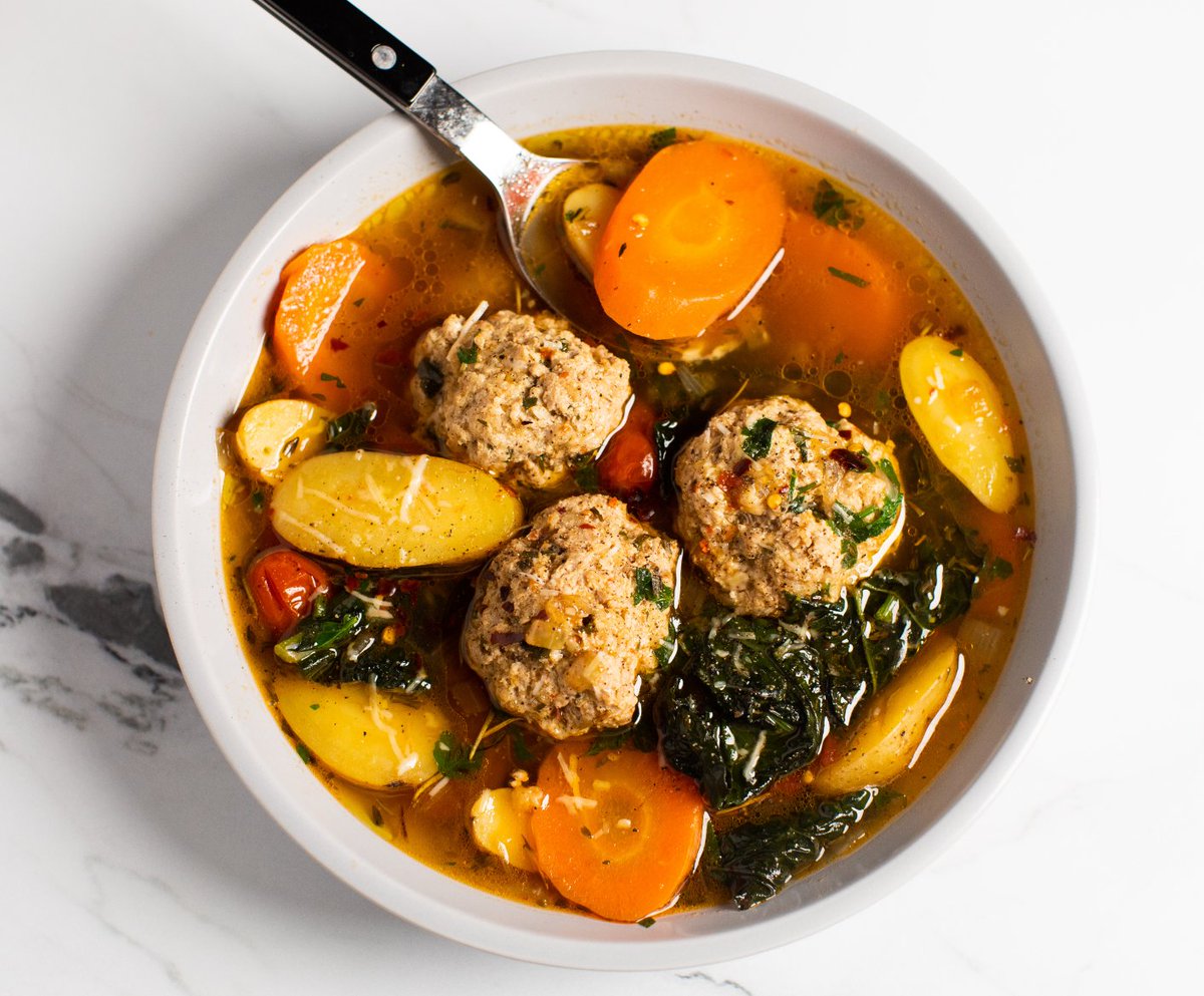 Ricotta and Pork Meatball Soup #Eatingfortheinsta #chefmode #cleaneating #onmytable #homecookedmeal #food #simplefood #yummy #simplerecipes #yum #delicious #fresh #foodie #homecooking #baltimorefoodie #feedfeed #thefeedfeed #huffposttaste #foodprnshare triedandtruerecipe.com/2019/01/20/ric…