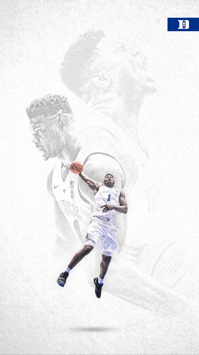 DukeMBB's tweet photo. Do you guys need a new wallpaper @RjBarrett6 @ZionW32??? 📲 https://t.co/FjIiqcS1GV