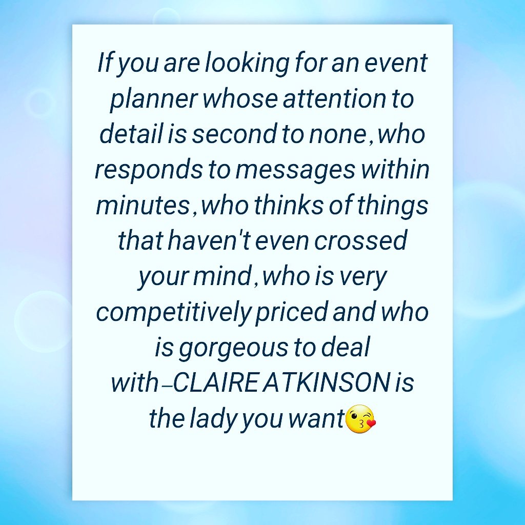 We love receiving feedback from our clients 🤩

#eventplanner #eventcoordinator #eventprofs #barmitzvahplanner #batmitzvahplanner #barmitzvah #batmitzvah #partyplanner #events #manchester #cheshire #feedback
