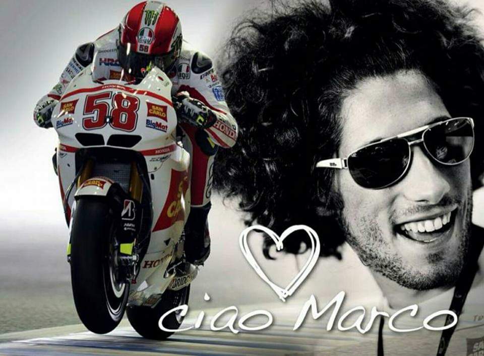 sham681's tweet photo. Remembering Marco Simoncelli on his birthday. Ciao ciao  #smilingforsic  #sic58 #MarcosArmy #58 https://t.co/8JVIFcfBdW