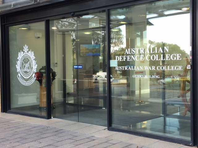 WarintheFuture's tweet image. We are all set for the arrival of students tomorrow morning at our new Australian War College on Monday morning. Staff are all ready, facilities are good to go, new signs are up &amp;amp; we are ready for a terrific year of learning at @ADC_Australia #MakePMEFunAgain #ForTheFutureWeLearn