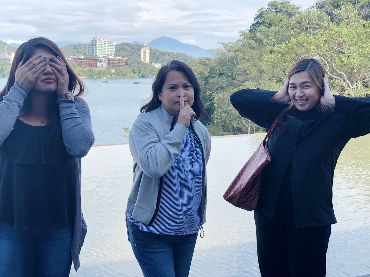 cwt22's tweet photo. See No Evil, Speak No Evil &amp; Hear No Evil —-goofing around TAIWAN https://t.co/uPciEhfkti
