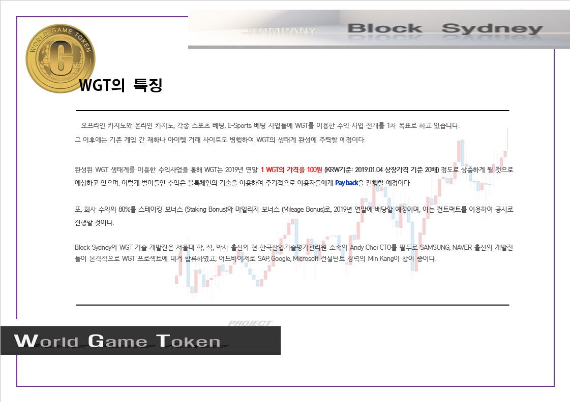 wgtofficial's tweet photo. #WGT의 특징을 알아보자!
#WorldGameToken #BlockSydney 
#월드게임토큰 #블록시드니 https://t.co/qNyRMCZkF2
