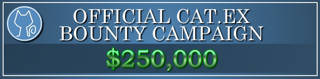Cat.ex Bounty Kampanyası: 250.000 $ Değerinde CATT Dağıtılıyor! 1