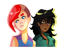 NoHumanzA's tweet photo. It's The Squad. #phasedgame #gamedev #pixelart #sprites #characters #art @skarik_ehs https://t.co/uvlAyAviJN
