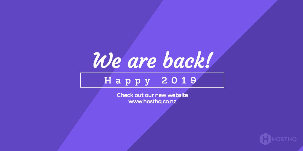 host_hq's tweet image. We are back in action - new brand, new website, new services - check us out today hosthq.co.nz