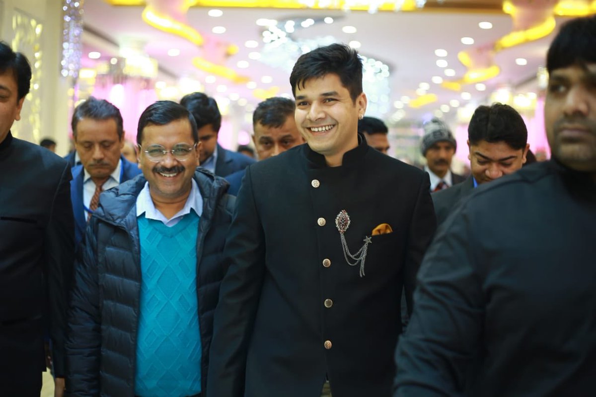 archer_abhishek's tweet photo. Thank you so much @ArvindKejriwal sir for blessing the occasion with your presence. It was a pleasure hosting you, and your good wishes and blessings mean a lot to our family. https://t.co/PHTasOwPPG