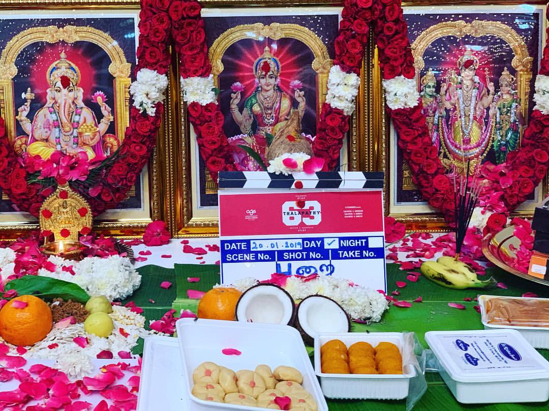 TVFC_offl's tweet photo. #Thalapathy63KickStarts #Thalapathy63 #Thalapathy63Pooja https://t.co/XSMKDyrYdo