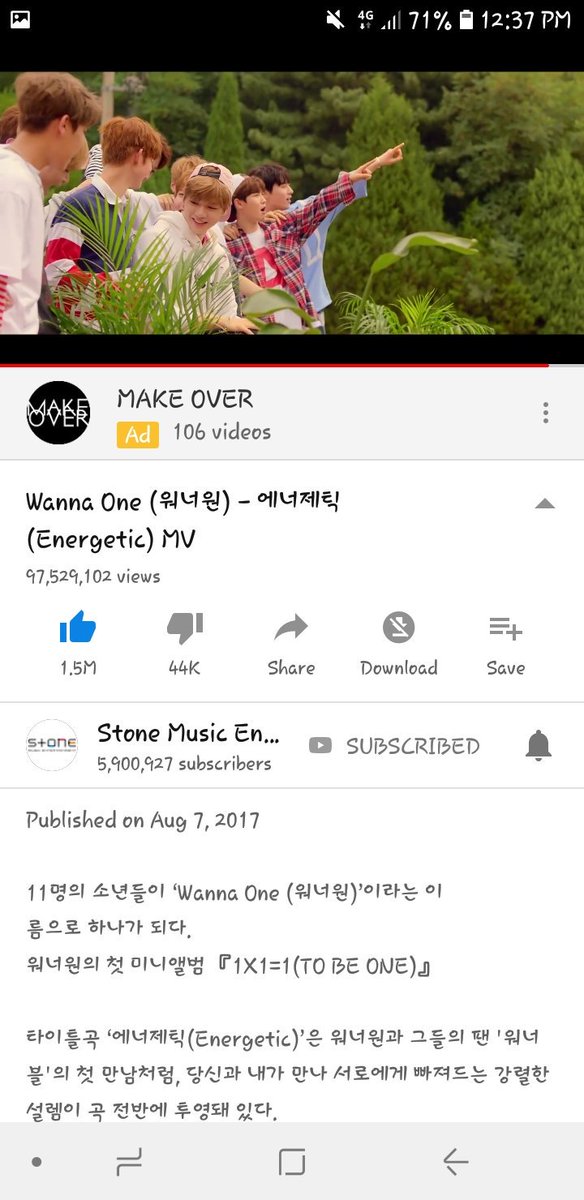 hellowidss's tweet photo. 2,470,898 to 100Mβ€
#StreamEnergeticMV #WannaOne https://t.co/aVsio6AFSJ